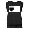 Women's Flowy Muscle Tee With Rolled Cuffs Thumbnail