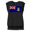 Women's Flowy Muscle Tee With Rolled Cuffs Thumbnail
