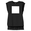 Women's Flowy Muscle Tee With Rolled Cuffs Thumbnail