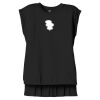 Women's Flowy Muscle Tee With Rolled Cuffs Thumbnail