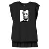 Women's Flowy Muscle Tee With Rolled Cuffs Thumbnail