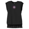 Women's Flowy Muscle Tee With Rolled Cuffs Thumbnail