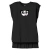 Women's Flowy Muscle Tee With Rolled Cuffs Thumbnail