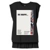 Women's Flowy Muscle Tee With Rolled Cuffs Thumbnail