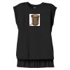 Women's Flowy Muscle Tee With Rolled Cuffs Thumbnail