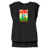 Women's Flowy Muscle Tee With Rolled Cuffs Thumbnail