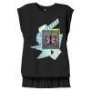 Women's Flowy Muscle Tee With Rolled Cuffs Thumbnail