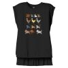 Women's Flowy Muscle Tee With Rolled Cuffs Thumbnail