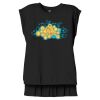 Women's Flowy Muscle Tee With Rolled Cuffs Thumbnail