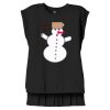 Women's Flowy Muscle Tee With Rolled Cuffs Thumbnail