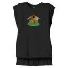 Women's Flowy Muscle Tee With Rolled Cuffs Thumbnail