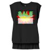 Women's Flowy Muscle Tee With Rolled Cuffs Thumbnail