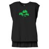 Women's Flowy Muscle Tee With Rolled Cuffs Thumbnail