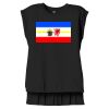 Women's Flowy Muscle Tee With Rolled Cuffs Thumbnail