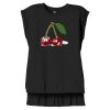 Women's Flowy Muscle Tee With Rolled Cuffs Thumbnail