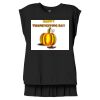 Women's Flowy Muscle Tee With Rolled Cuffs Thumbnail