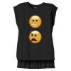 Women's Flowy Muscle Tee With Rolled Cuffs Thumbnail