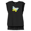 Women's Flowy Muscle Tee With Rolled Cuffs Thumbnail