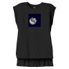 Women's Flowy Muscle Tee With Rolled Cuffs Thumbnail