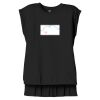 Women's Flowy Muscle Tee With Rolled Cuffs Thumbnail