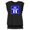 Women's Flowy Muscle Tee With Rolled Cuffs Thumbnail