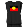 Women's Flowy Muscle Tee With Rolled Cuffs Thumbnail