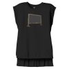 Women's Flowy Muscle Tee With Rolled Cuffs Thumbnail