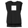 Women's Flowy Muscle Tee With Rolled Cuffs Thumbnail