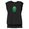 Women's Flowy Muscle Tee With Rolled Cuffs Thumbnail