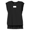 Women's Flowy Muscle Tee With Rolled Cuffs Thumbnail