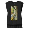 Women's Flowy Muscle Tee With Rolled Cuffs Thumbnail