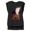 Women's Flowy Muscle Tee With Rolled Cuffs Thumbnail