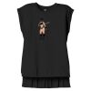 Women's Flowy Muscle Tee With Rolled Cuffs Thumbnail