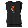 Women's Flowy Muscle Tee With Rolled Cuffs Thumbnail
