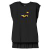 Women's Flowy Muscle Tee With Rolled Cuffs Thumbnail