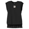 Women's Flowy Muscle Tee With Rolled Cuffs Thumbnail