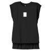 Women's Flowy Muscle Tee With Rolled Cuffs Thumbnail