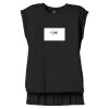 Women's Flowy Muscle Tee With Rolled Cuffs Thumbnail