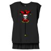 Women's Flowy Muscle Tee With Rolled Cuffs Thumbnail