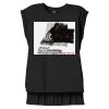 Women's Flowy Muscle Tee With Rolled Cuffs Thumbnail