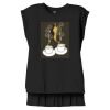 Women's Flowy Muscle Tee With Rolled Cuffs Thumbnail