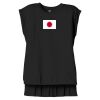 Women's Flowy Muscle Tee With Rolled Cuffs Thumbnail