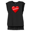 Women's Flowy Muscle Tee With Rolled Cuffs Thumbnail