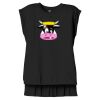 Women's Flowy Muscle Tee With Rolled Cuffs Thumbnail