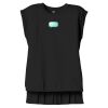 Women's Flowy Muscle Tee With Rolled Cuffs Thumbnail
