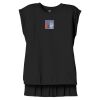 Women's Flowy Muscle Tee With Rolled Cuffs Thumbnail