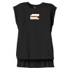 Women's Flowy Muscle Tee With Rolled Cuffs Thumbnail