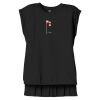 Women's Flowy Muscle Tee With Rolled Cuffs Thumbnail