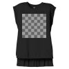 Women's Flowy Muscle Tee With Rolled Cuffs Thumbnail