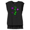 Women's Flowy Muscle Tee With Rolled Cuffs Thumbnail